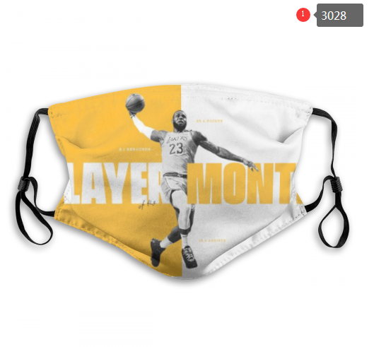 NBA Los Angeles Lakers #37 Dust mask with filter->nba dust mask->Sports Accessory
